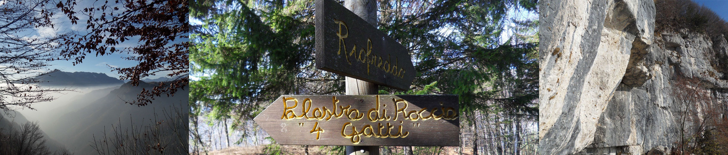 palestra di roccia a Tonezza del Cimone